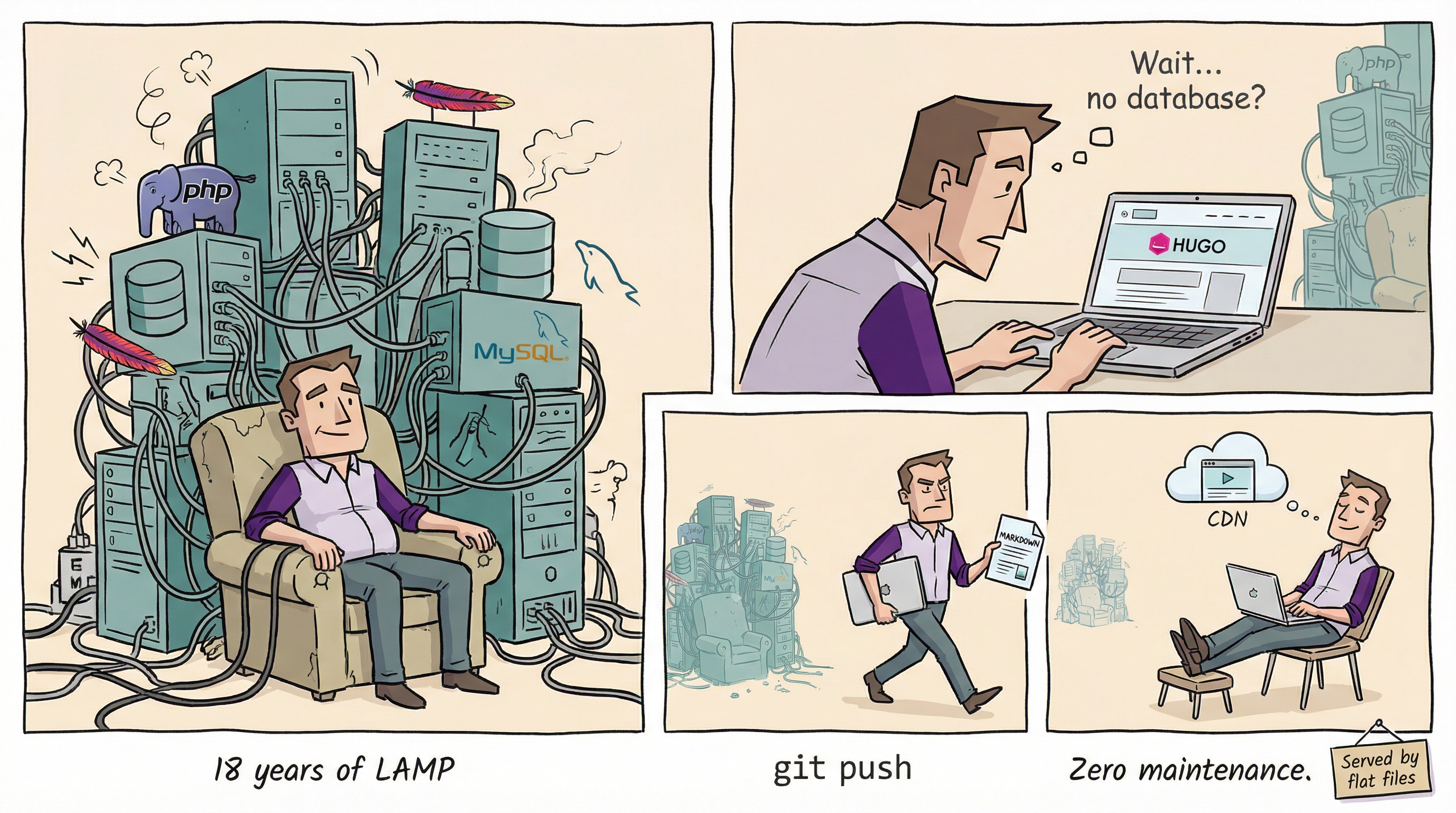 
          My Website Has Been on WordPress for 15 Years. Not Anymore. - Featured image
        